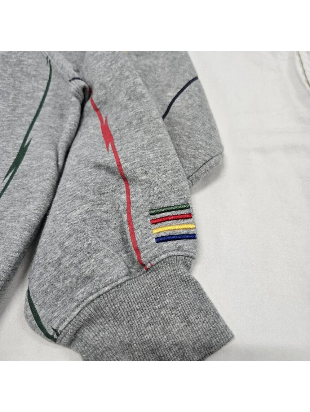 EUC Size MEDIUM The Bay x Toronto Raptors Sweatsuit Hoodie Joggers Set Striped